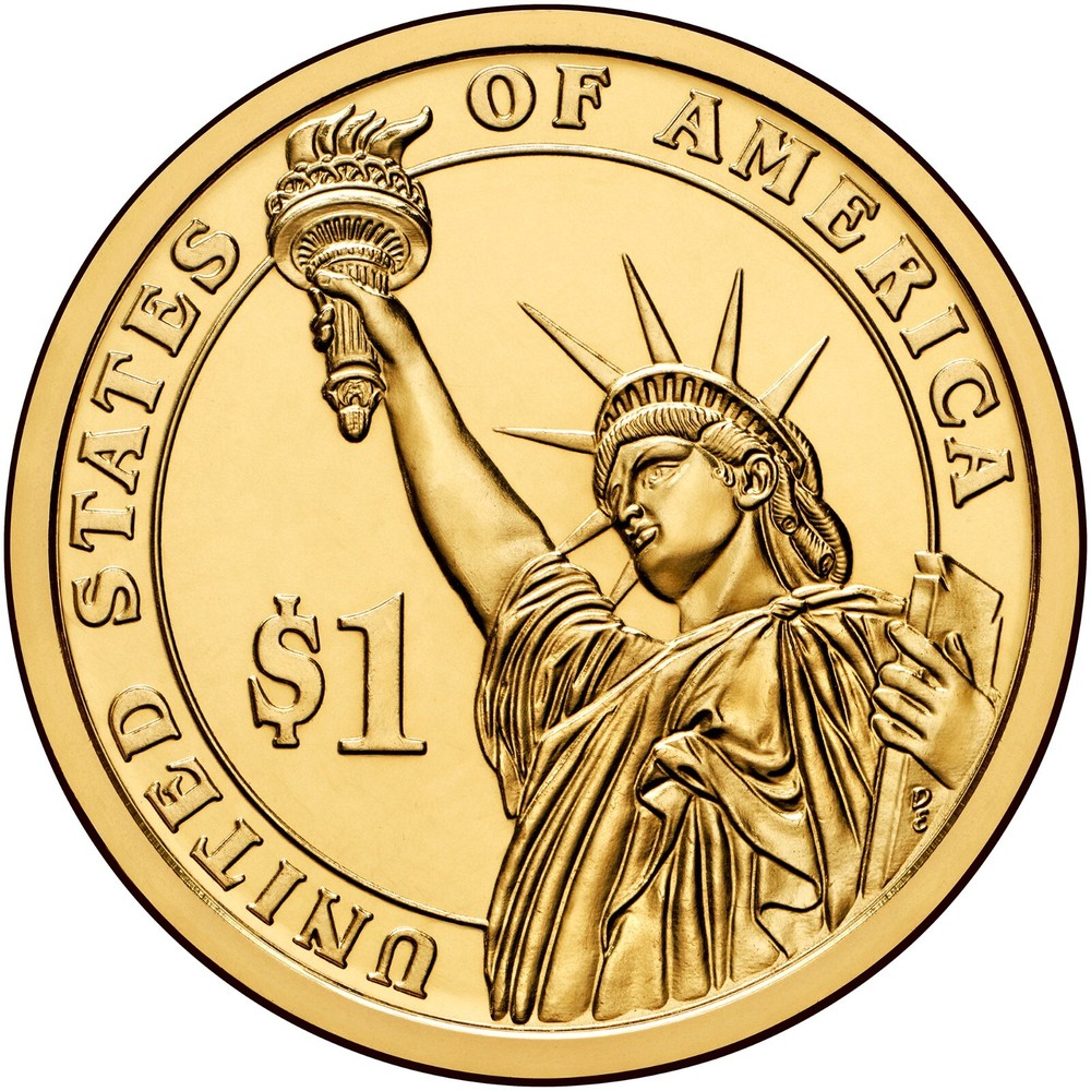 2015 P Dwight Eisenhower Presidential Dollar From Mint Roll - Position B