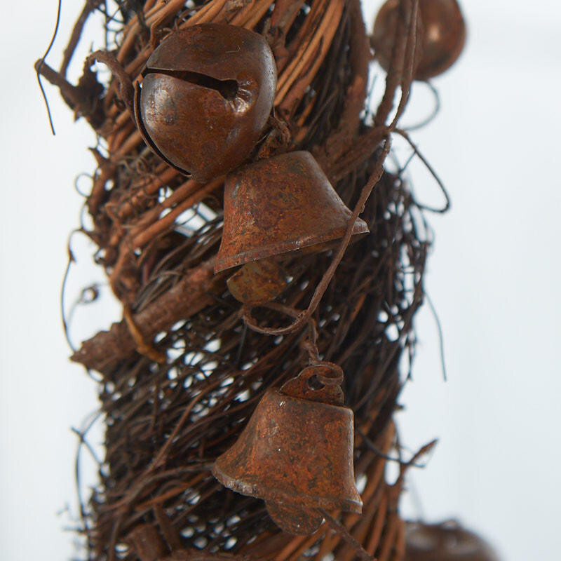 Grapevine Cone 22" Tree with Rustic Jingle and Liberty Bells