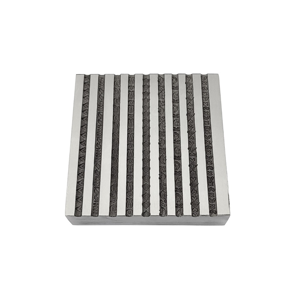 Design #1 Wire Impression Die 8 in 1 Pattern Wire Die | Wire Making