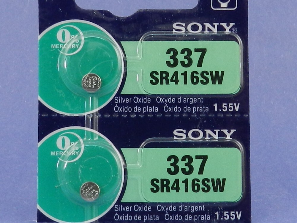 Sony 337  SR416/SW  Watch Battery  2Pc