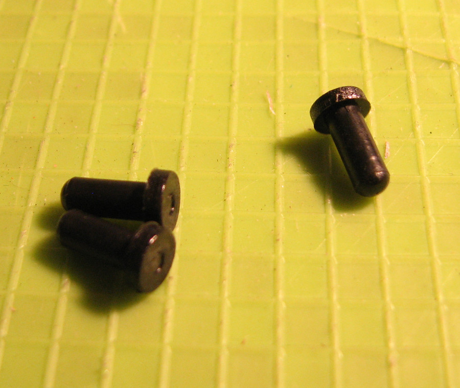 100qty Electronic Microswitch Plastic Buttons  2.9mm x 7.6mm