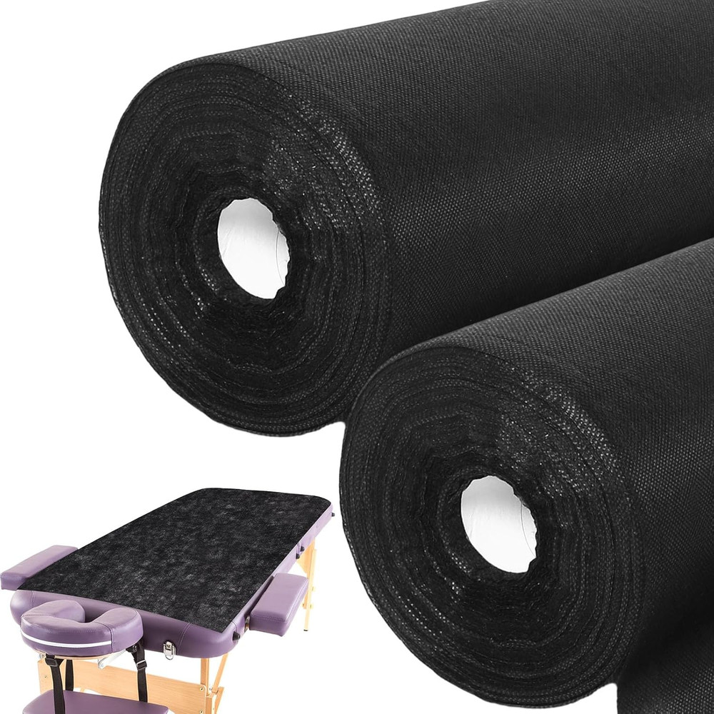 2 Rolls 100 Pcs Disposable Massage Table Roll 32" X 71" Spa Bed Sheets Non-Woven