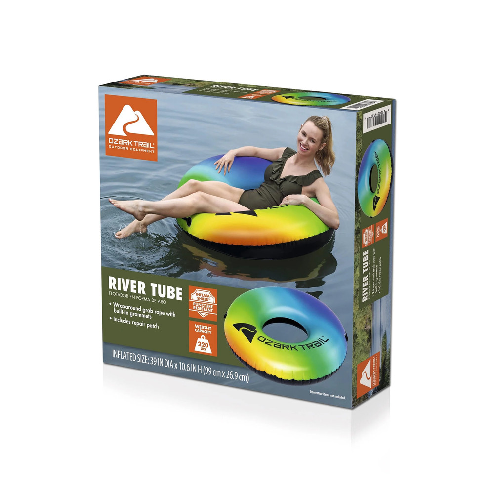 (4 Pack) Rainbow River Tube 39"