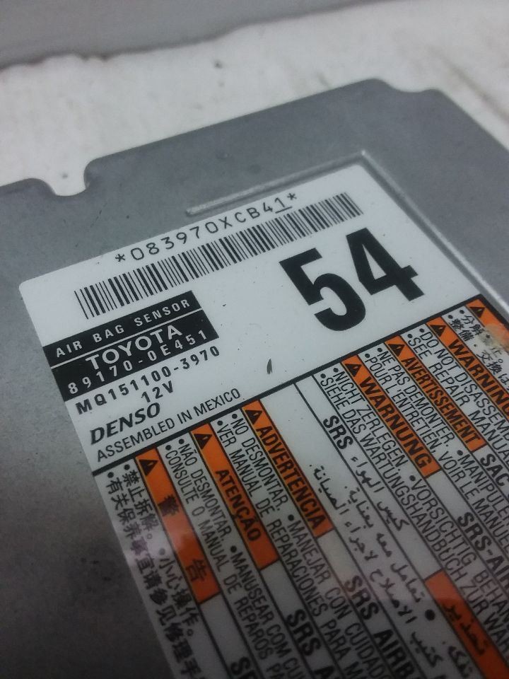 SRS Control Module Under Console Fits 20-23 HIGHLANDER 89170-0E451