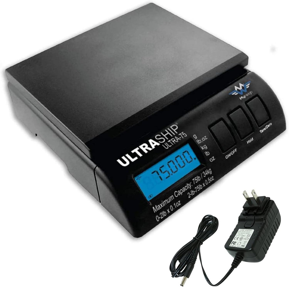 Ultraship 75 Lb Electronic Digital Shipping Kitchen Scale