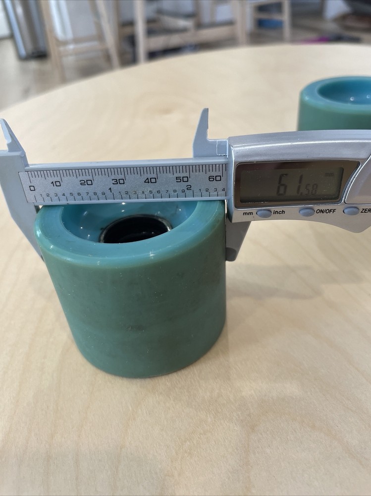 Vintage Kryptonics Teal Skateboard Wheels