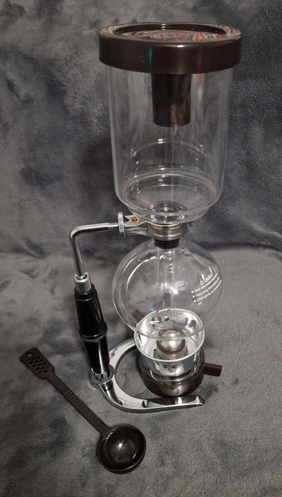 Glass Tabletop Siphon Coffee Maker 5 Cups