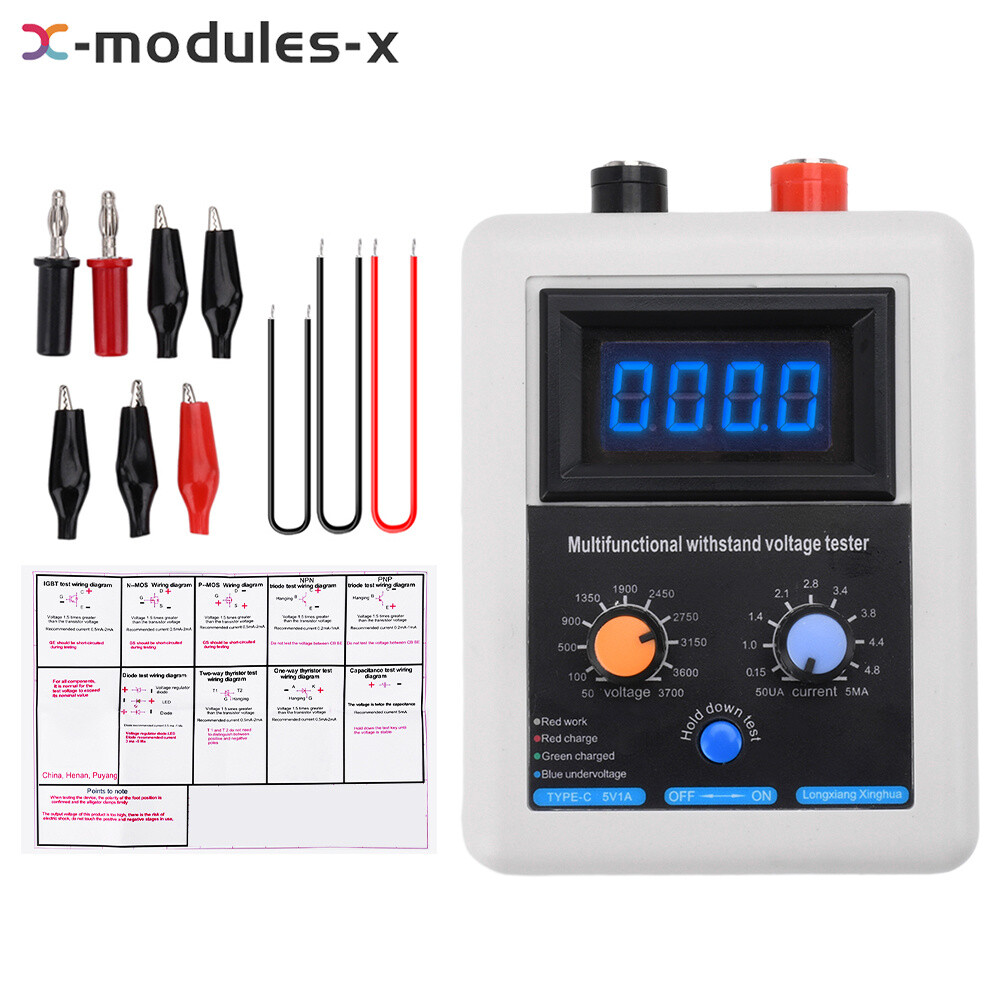 DC0V-3500V IGBT Voltage Transistor Tester Diode MOS Triode LED Voltage Tester