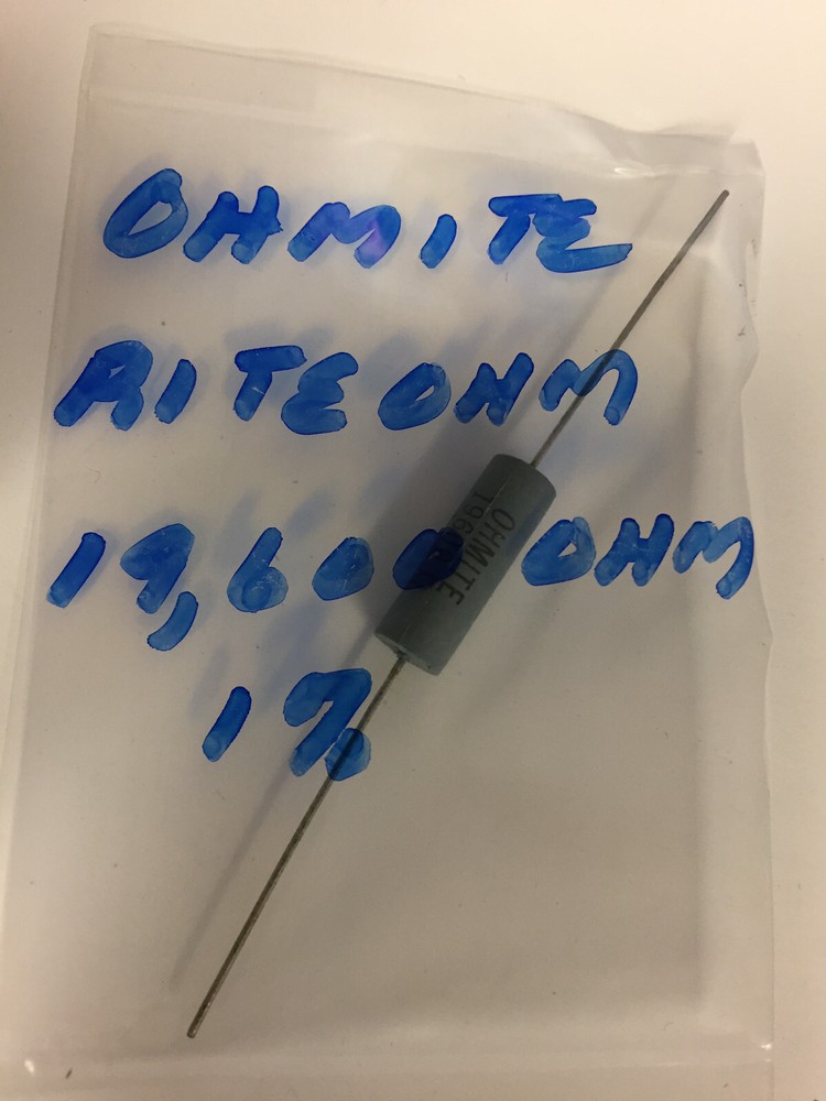 OHMITE RITEOHM 19,600 OHM 1%  RESISTOR NOS