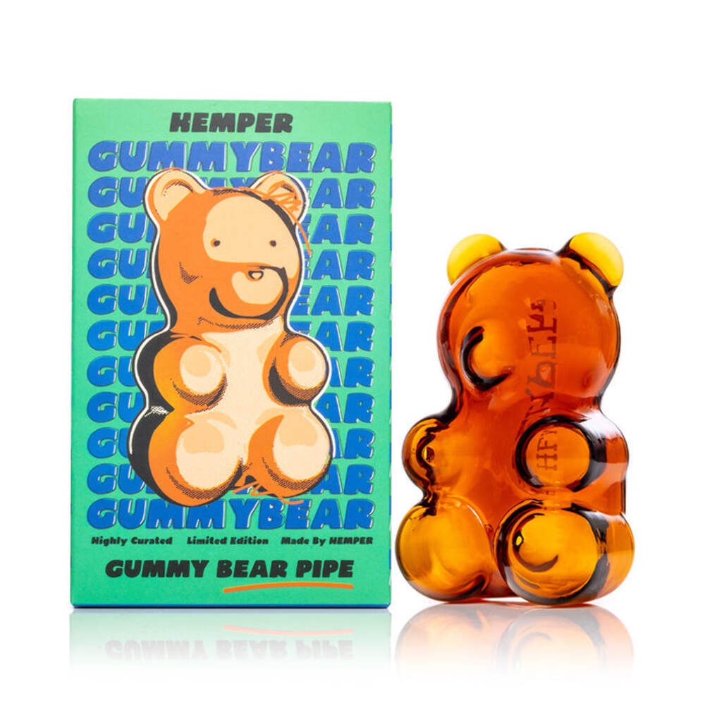 Hemper Gummy Bear Glass Hand Pipe – 3.5″