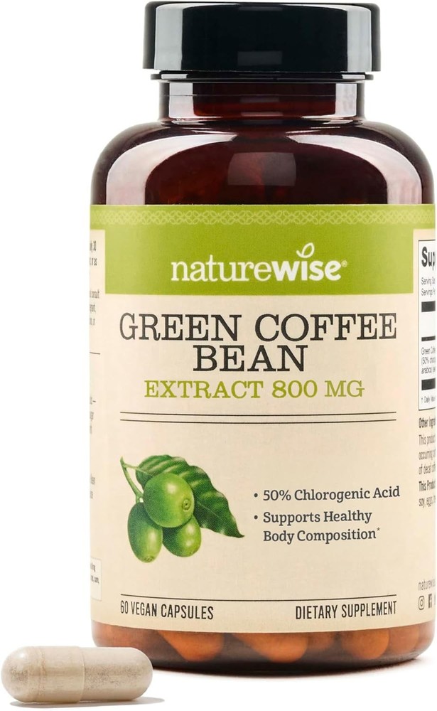 Wise Green Coffee Bean Extract 800mg - % Chloronic Acids - Support