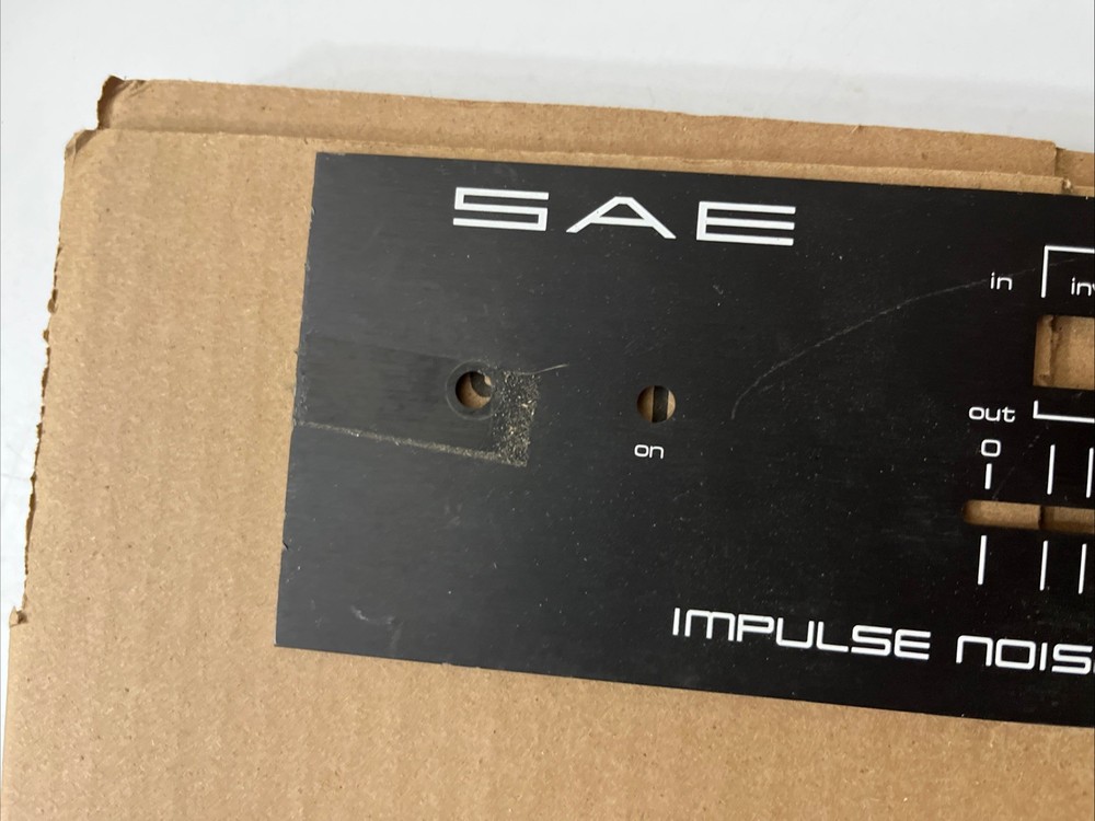 SAE Impulse Noise Reduction System 5000A Replacement Faceplate Only! Read