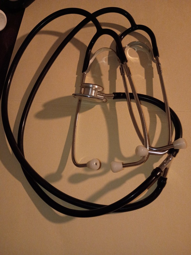Dual Head Teaching Medical Training Stethoscope 5 total