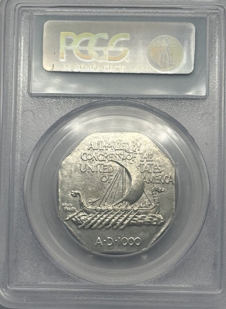 1925-Norse American Medal - THICK Example-PCGS MS 63-Nice White Example