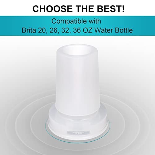 3/4 Pack Brita Water Bottle Mouthpiece Replacement Silicone Bite Valve for Brita