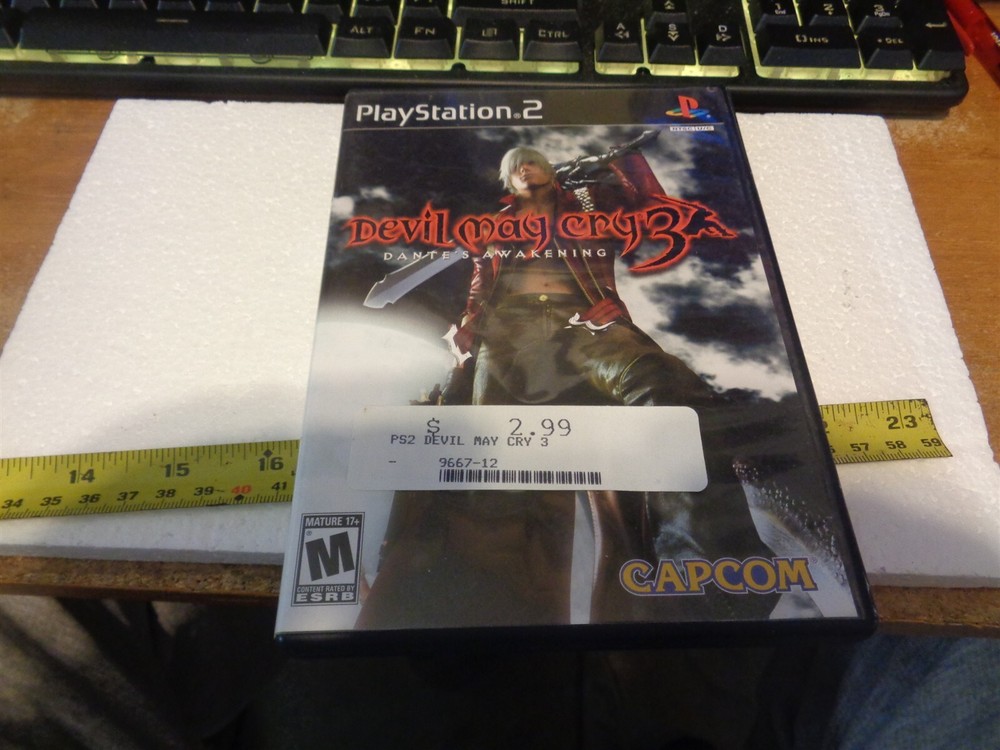 Play Station 2 Computer Program Devil May Cry 3 Dante's (NOT TESTED) (BOX#PIKE)