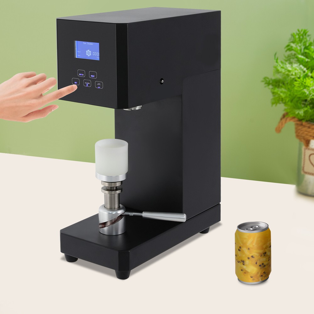 Semi Automatic Can Sealing Machine Pop Cola Can Sealer Container Plastic Bottles