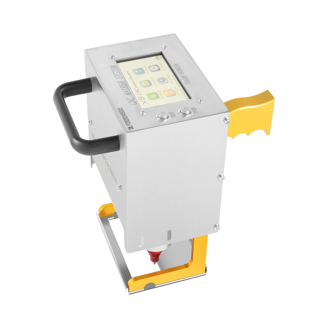 Portable Dot Peen Marking Machine Metal VIN Code Engraving Printer Touch Screen