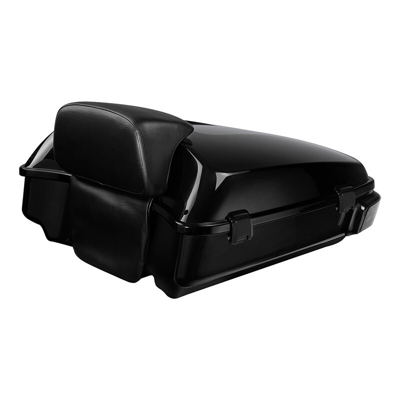 Chopped Trunk Backrest Tail Light Fit For Harley Road Glide 14-25