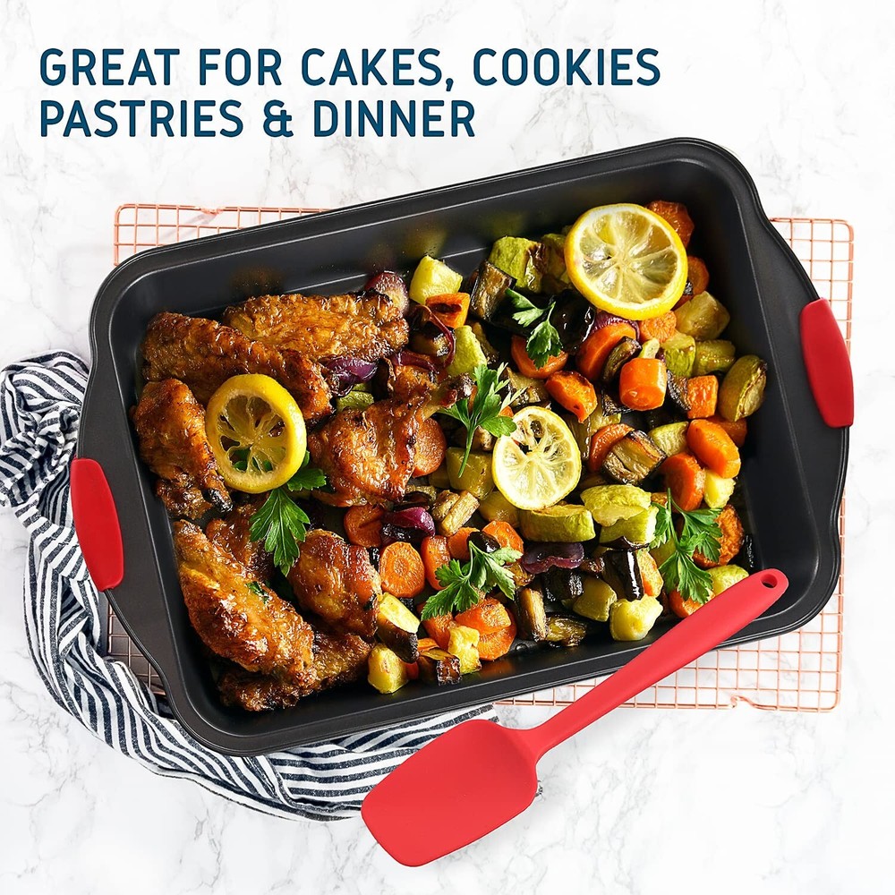 Baking Pan Set, 15 Piece Premium Nonstick Bakeware Sets BPA Free, Cookie Shee...
