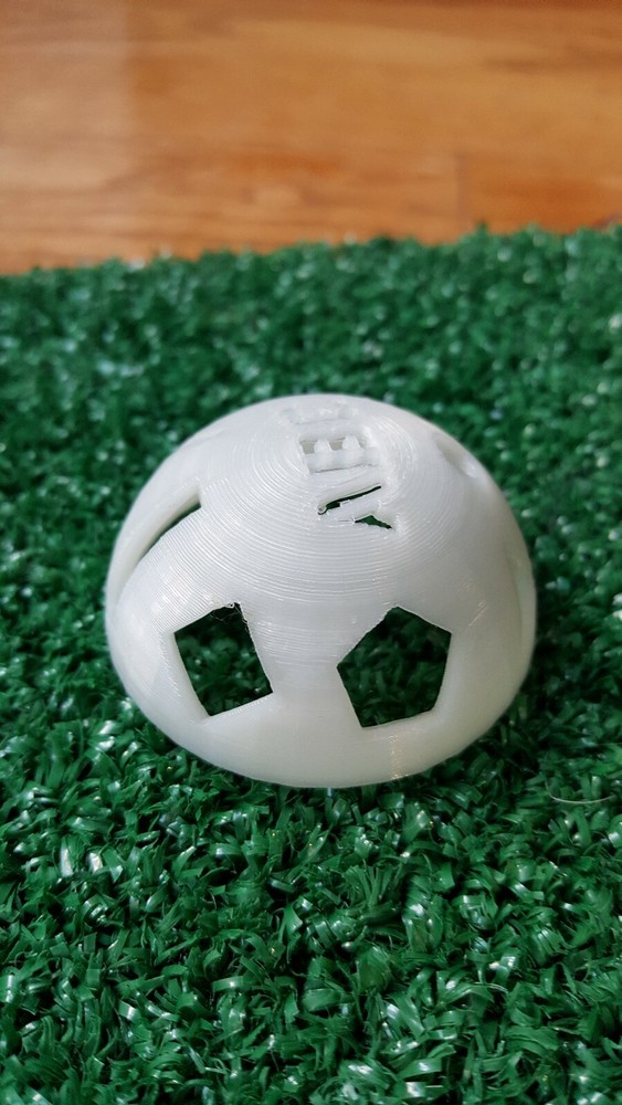 Golf Ball Stencil - Custom Initials, numbers plus 3 circles, 2 lines, 3 shapes.