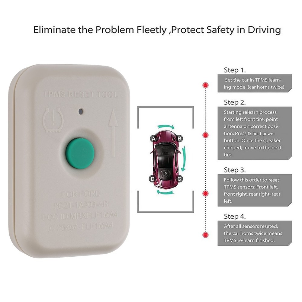 For Ford Reset Sensor Programming Training TPMS Reset Tool Tire Pressure Mointor