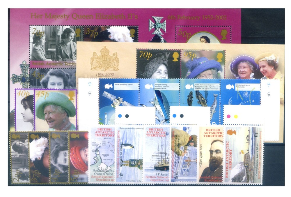 British Antarctic Territory. Complete vintage 2002.