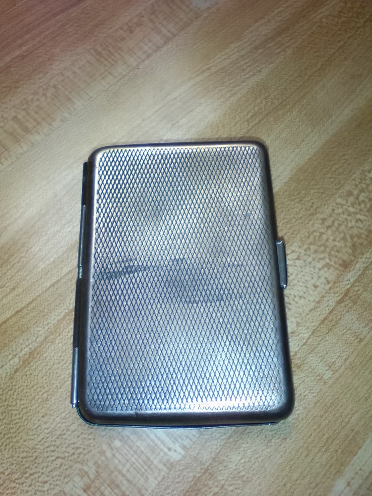Vintage Silver Plate Cigarette / Card Case