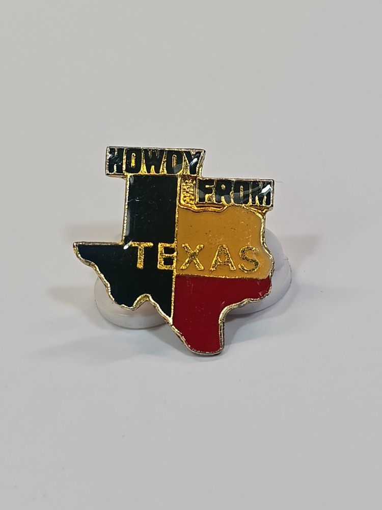 Howdy From Texas Souvenir Lapel Pin *