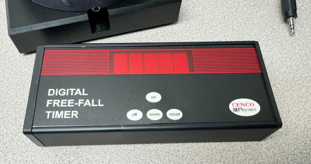 CENCO Physics Digital Free-Fall Timer AS-IS UNTESTED MISSING POWER ADAPTER!