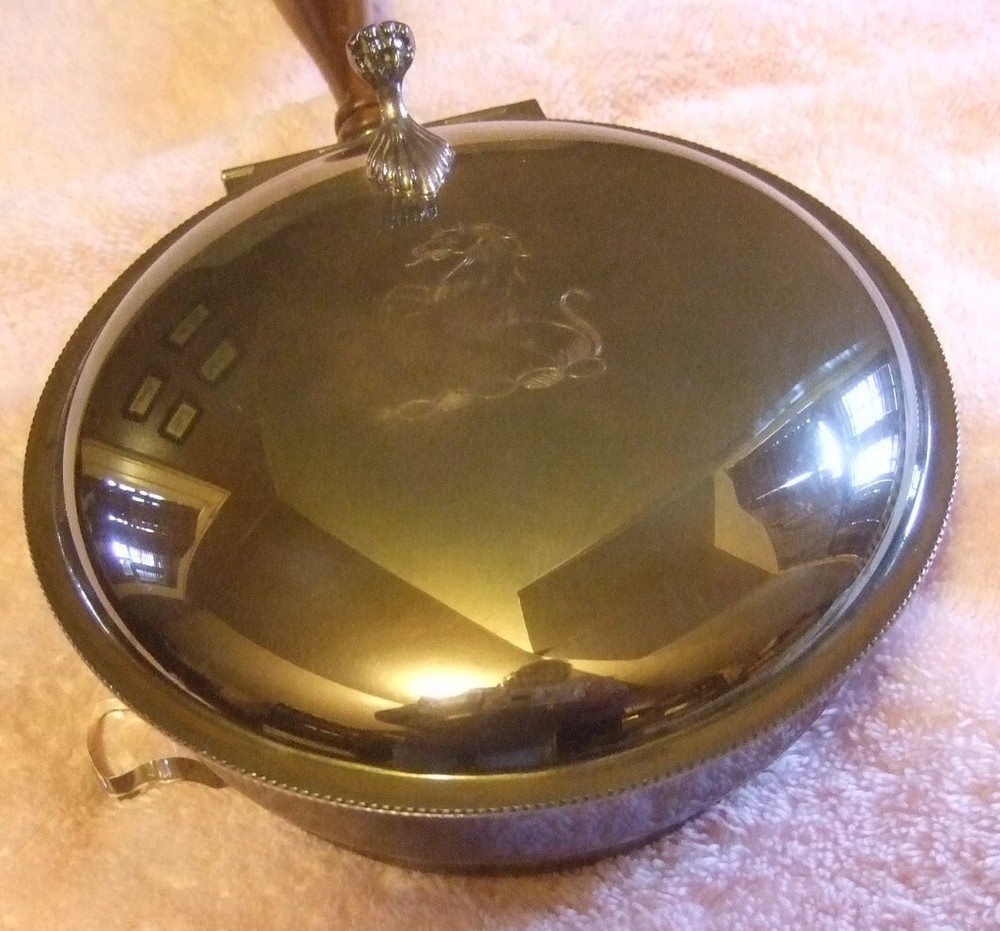 1950's Tableware Silverplate Crumb Holder With Handle