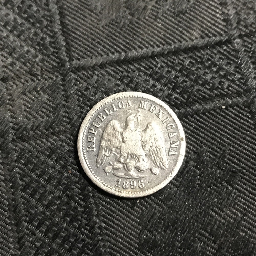 1896 Cn M MEXICO 10 CENTAVOS SILVER KM-403.2