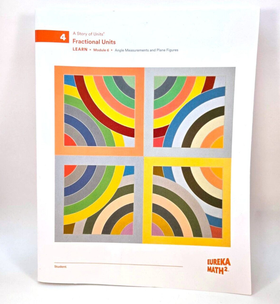 Eureka Math 2 Squared Fractional Units Grade 4 Module 6 Learn Workbook