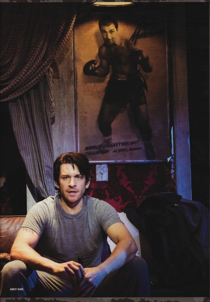 Andy Karl "ROCKY" Margo Seibert / Sylvester Stallone 2014 Souvenir Program