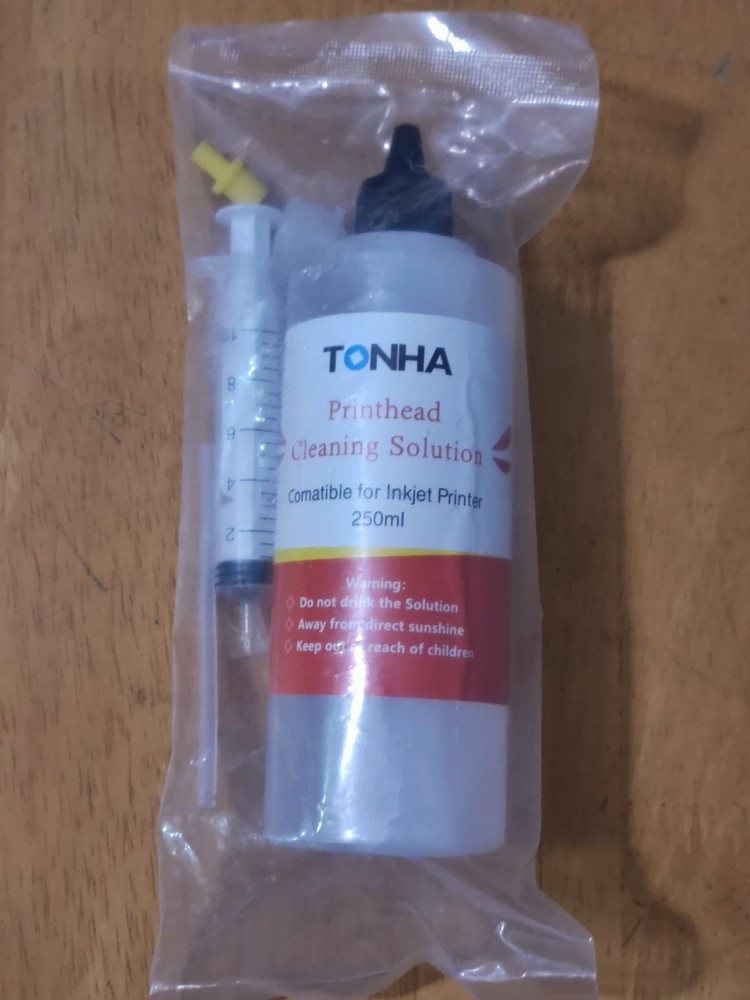 TONHA PRINTHEAD Cleaning Solution 250ml New