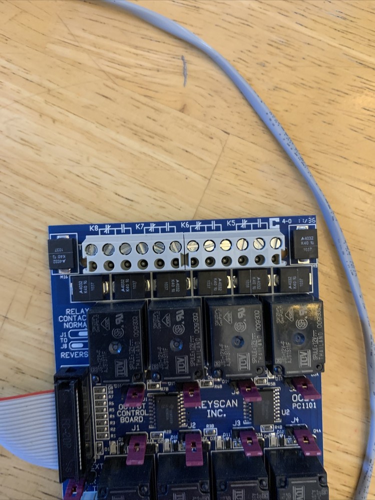 Dormakaba Keyscan Access OCB-8 Output Control Board Relay Board Tested & Working