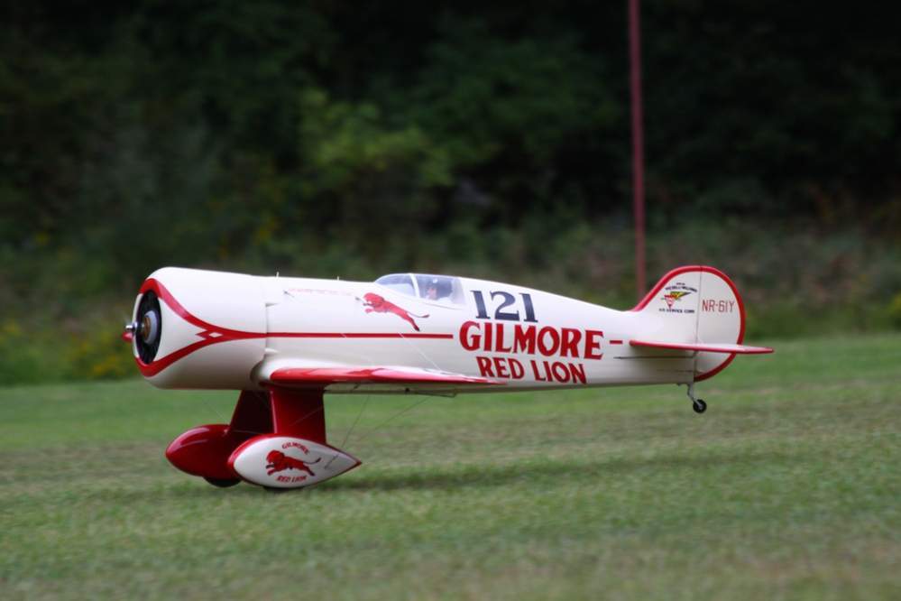 Scale RC AIrplane Printed  Plans  Gilmor Red Lion Turner Special