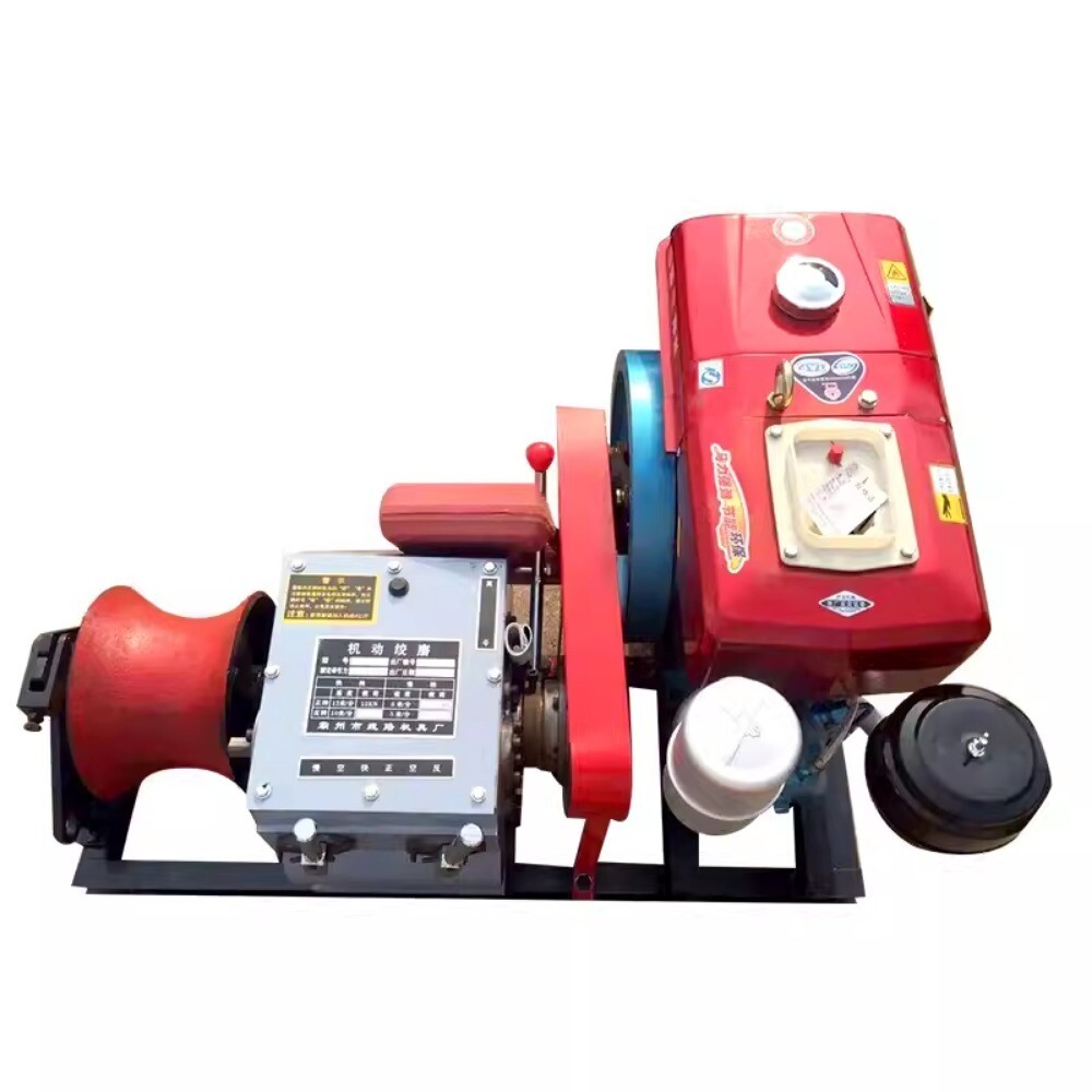 5 Ton Double Capstan Winch Cable Pulling Machine for Power Construction