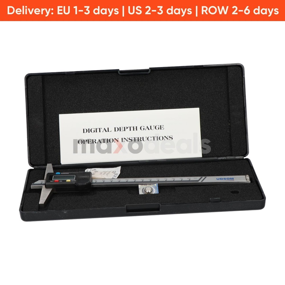 Udsom PLM121102 Digital Depth Gauge New NFP
