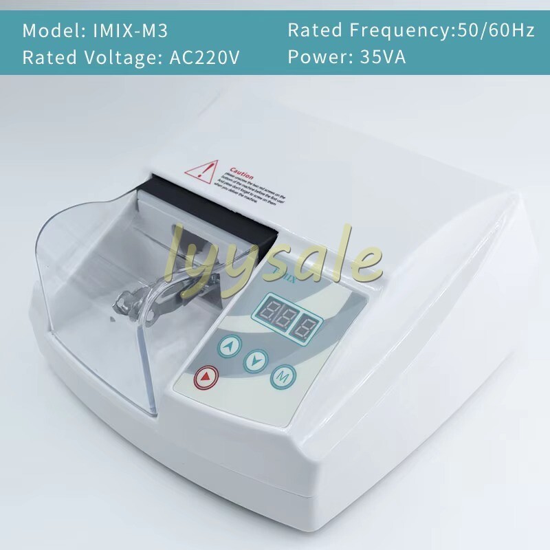 35W Dental Amalgam Capsule Mixer High Speed Lab Amalgamator Consistent Mixing