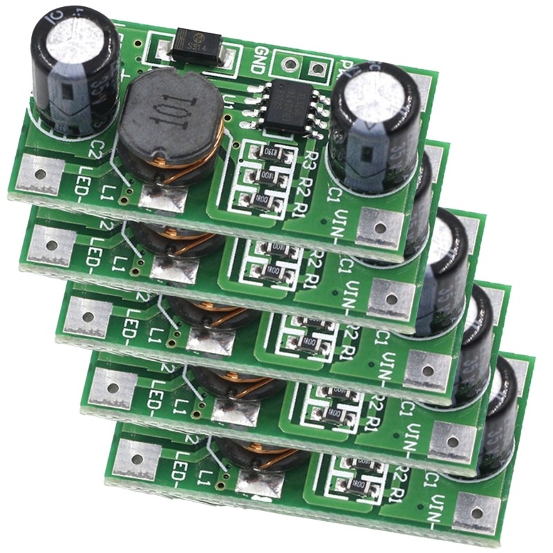 5Pieces LED Lighting Driver PWM Dimming Control Board Small Design for Maker