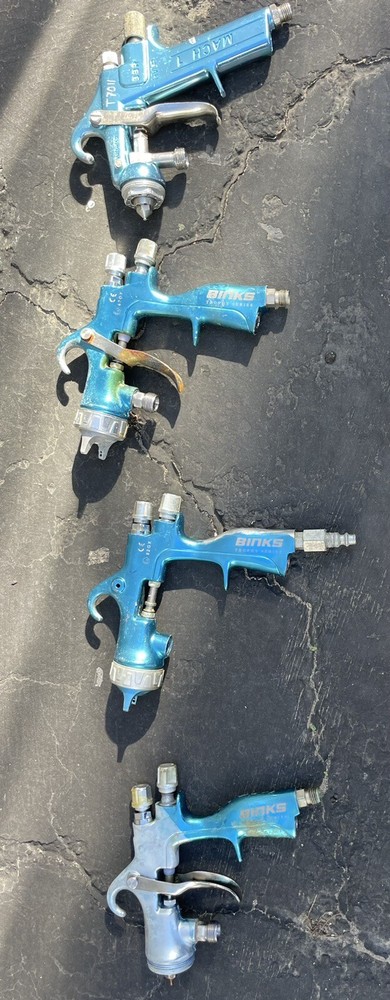 Binks spray guns  **Lot Of 4**