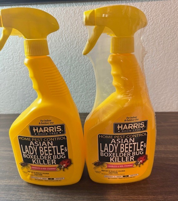 (2) Harris lady beetle & boxelder bug 32 fl oz NEW