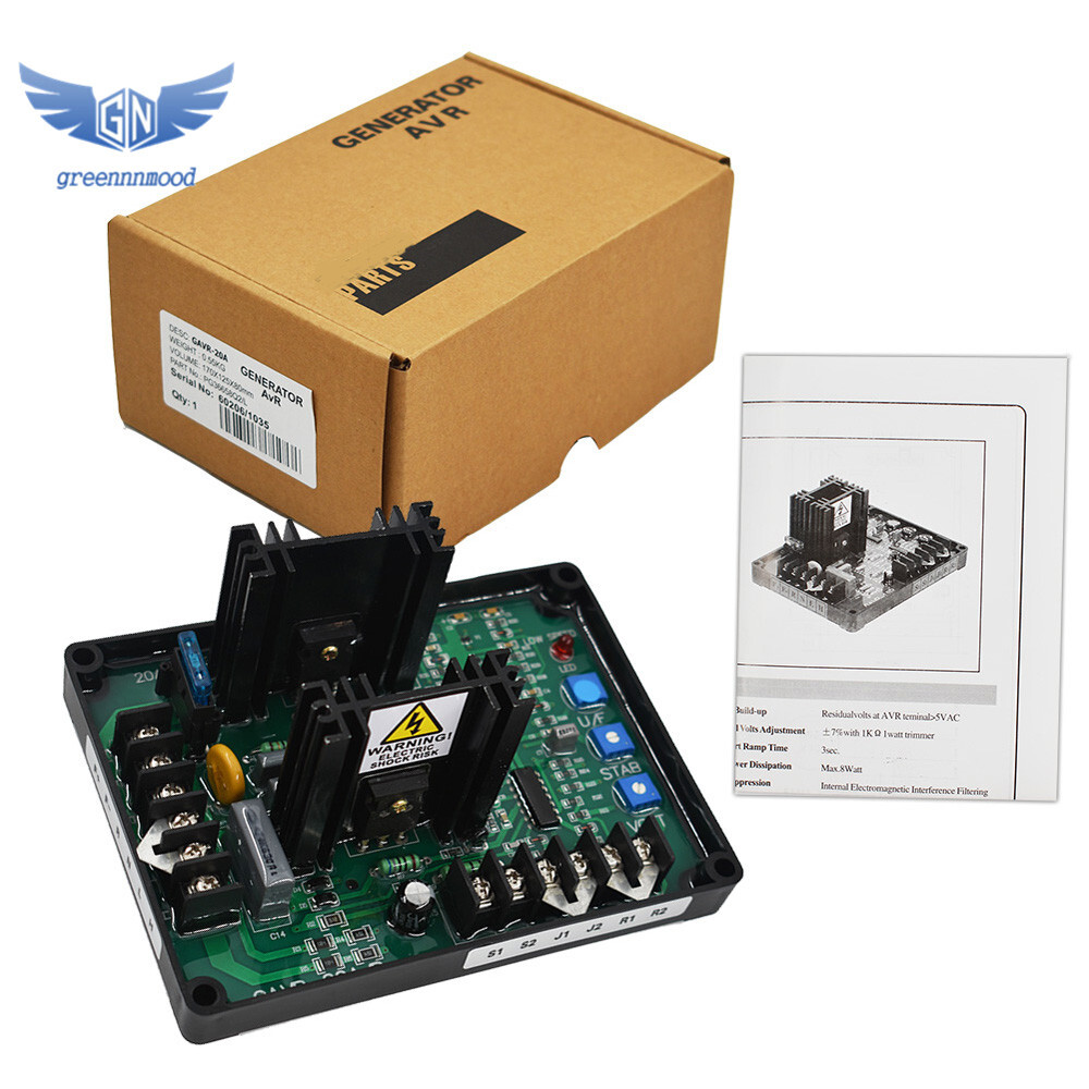 Automatic Voltage Regulator AVR GAVR-20A Replacement For Parbeau Generator