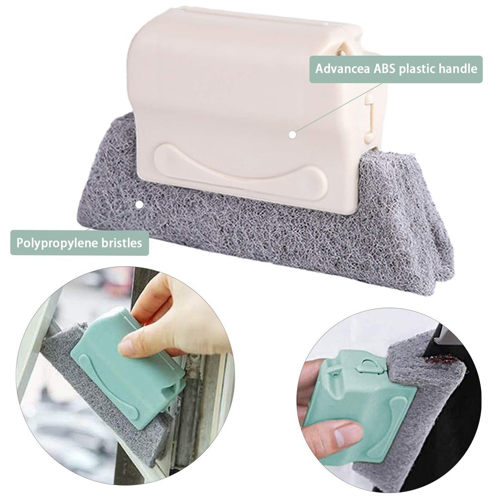 8 Pcs Hand-held Groove Gap Cleaning Tools,Door Window Track Cleaning Tools Gr...