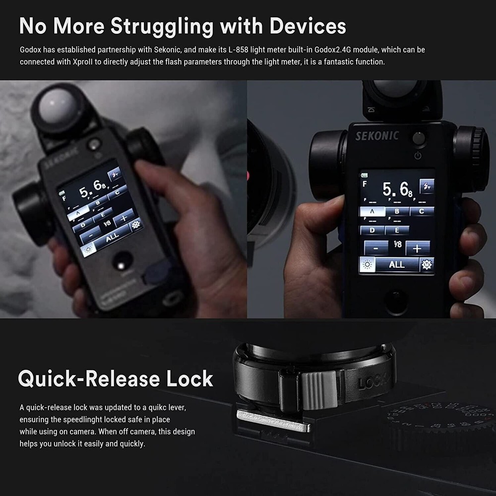 Godox XProII-S 2.4G TTL HSS Camera Flash Trigger Transmitter for Sony+Gift