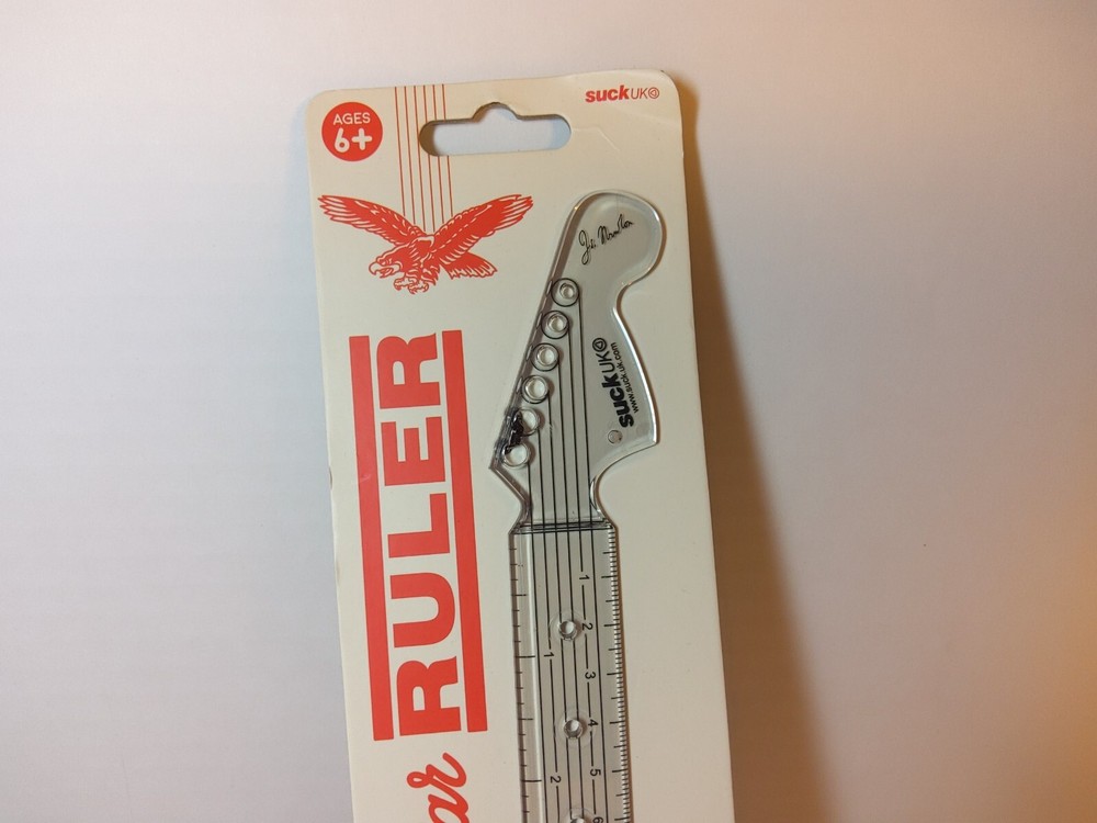 Suck UK Guitar Ruler, ROCKSTAR RULER