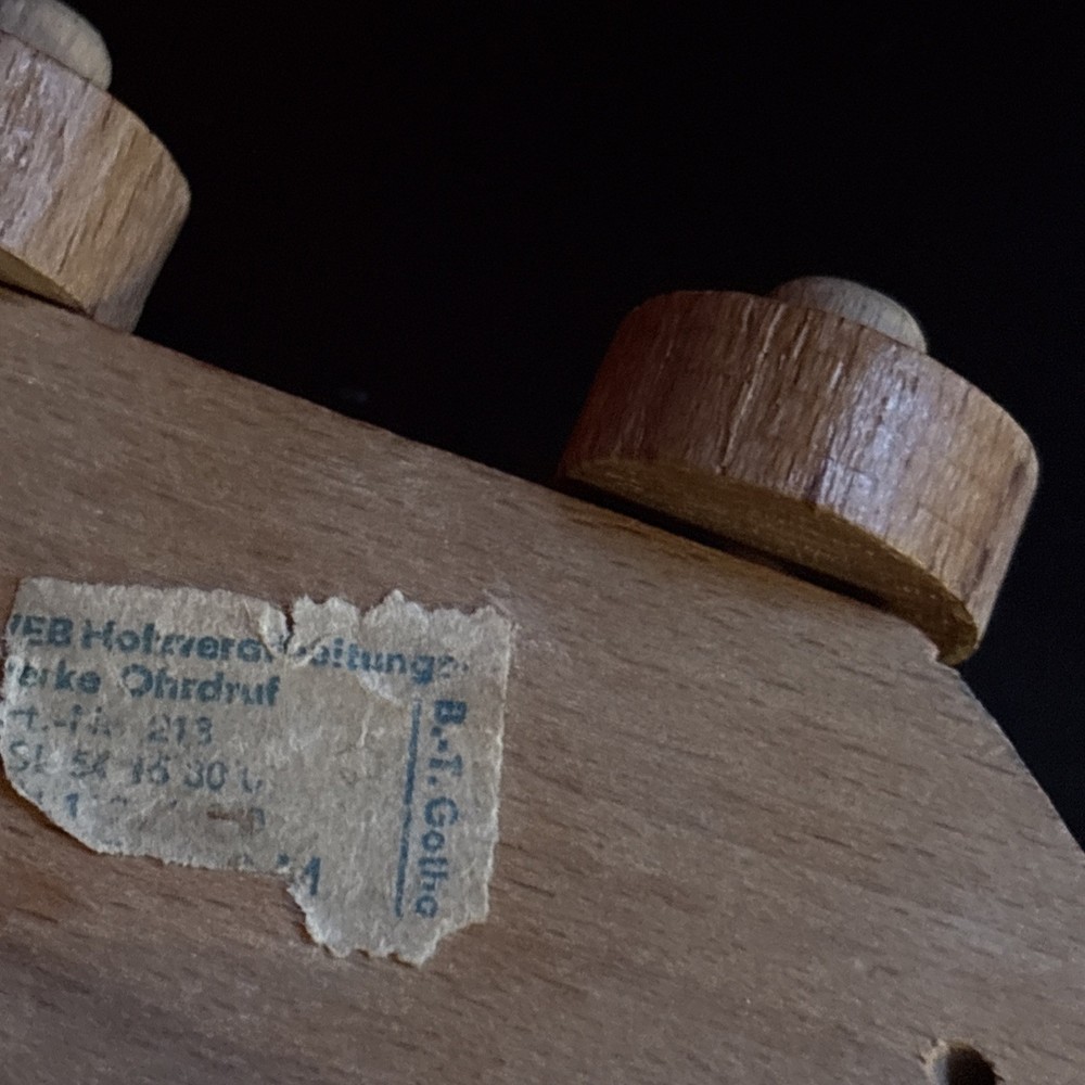 Ladybug Germany, Wooden Pull Toy, Antique, 4”