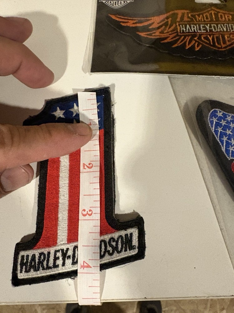 Set Of Three Harley Davidson Patches