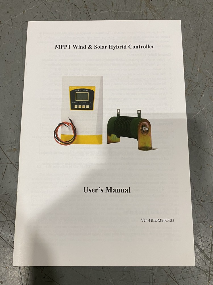 MPPT Wind & Solar Hybrid Controller HEDM202303